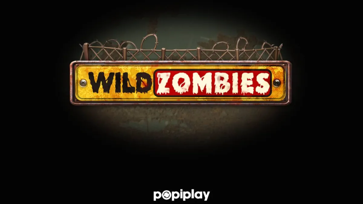 Tampilan visual slot Wild Zombies dengan tema kiamat lucu